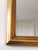 Gold Vintage Rectangular Giltwood Bevelled Mirror With Rose Accents For Sale - Image 8 of 10