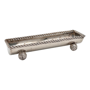 Vintage Silverplate Nautical Cracker Server Basket or Biscuit Trough