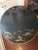 Vintage Imperial Furniture Grand Rapids Chinoiserie Bar Cart | C. 1940s | Black Lacquer, Raised Gold Chinoiserie, Drop Leaf For Sale - Image 9 of 12