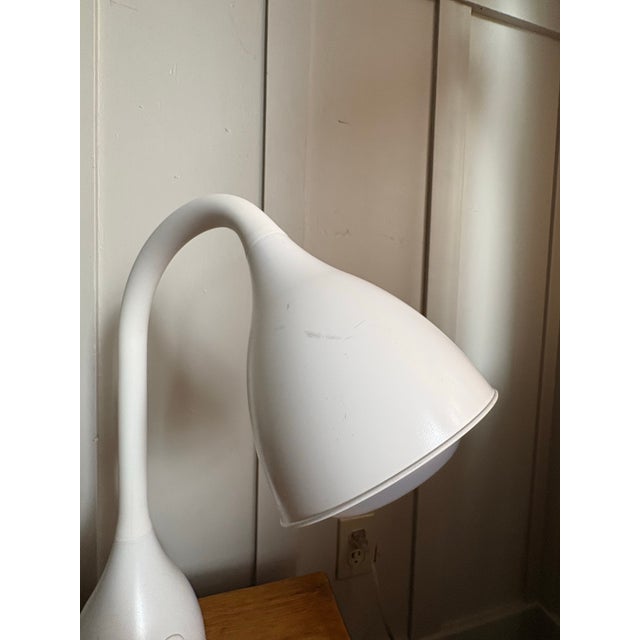 Late 20th Century Postmodern White Gooseneck Desk Lamp by Michael Graves For Sale - Image 10 of 12