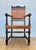 Spanish Renaissance Revival Leather Armchair, Early 20th Century For Sale - Image 4 of 10