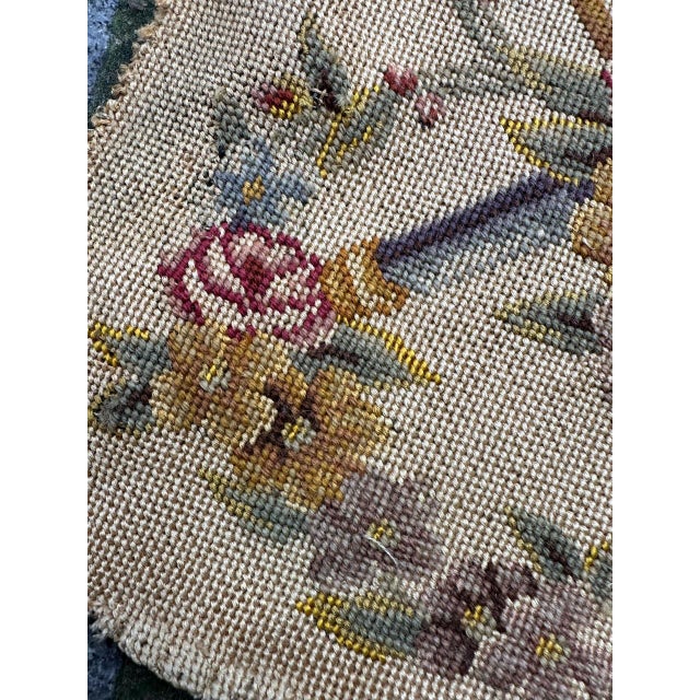 Beige French Needlepoint Chair Cover Tapestry from Bobyrug, 1890s For Sale - Image 8 of 14
