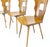 Mid 20th Century Set of Three Mid Century Swedish Modern Molded Birch Plywood Chairs Dowels Legs For Sale - Image 5 of 5