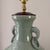 Chinoiserie Vintage Asian Celadon Porcelain Table Lamp For Sale - Image 3 of 11