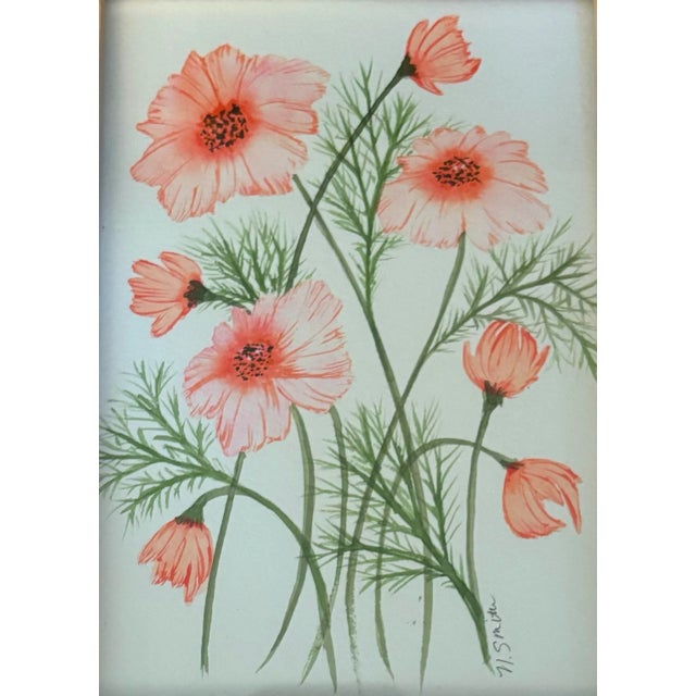 Contemporary Whispers of Spring - Watercolor Botanical For Sale - Image 3 of 3