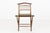French Faux‑Bamboo Folding Chair in Gilded Wood and Green Fabric, 1850 For Sale - Image 4 of 11