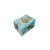 Early 21st Century Early 21st Century Asian Cyan Painted Jewelry Box For Sale - Image 5 of 7