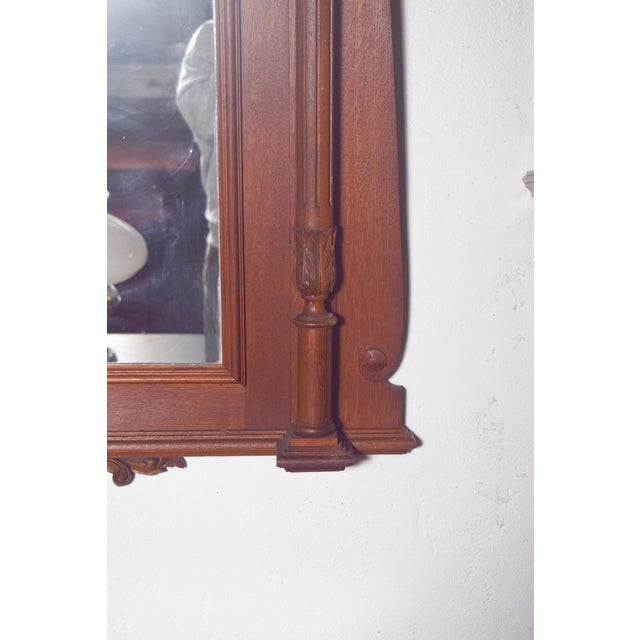 Antique Empire Wooden Mirror, 1800s For Sale - Image 11 of 15