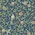 This delightful wallpaper design shows birds swooping perching and pecking amidst branches of foliage and pomegranate...