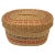 1970s Vintage Sweet Grass Nesting / Stacking Baskets Lidded Small Storage Boxes - Set of 4 For Sale - Image 5 of 7