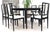 Gray Cerused Ebonized Walnut Dining Room Table 6 Chairs Set w/ Two Extension Boards For Sale - Image 8 of 12