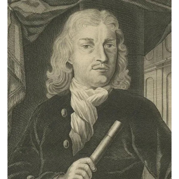Ioan Van Hoorn, Esteemed Governor-General of the VOC, Dutch East Indies, 1724, Print For Sale - Image 3 of 6