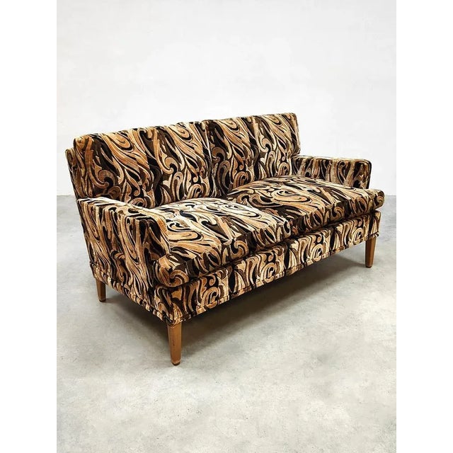 Vintage Fabric Daybed, 1960s For Sale - Image 4 of 4