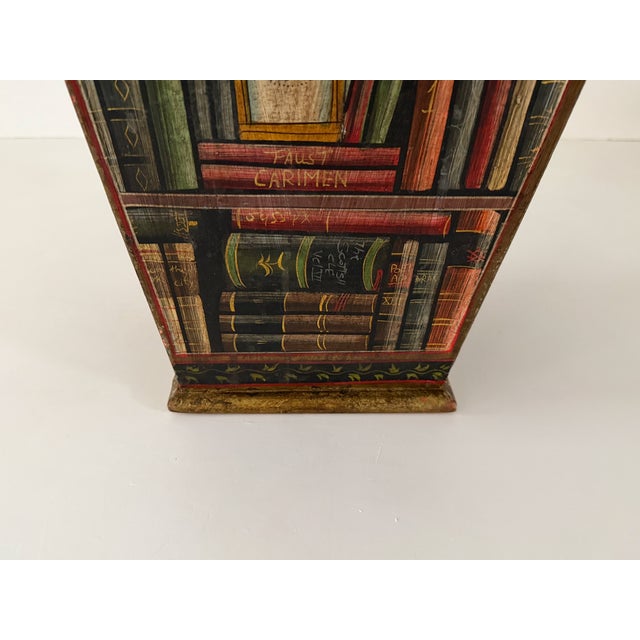 1950s Fornasetti Style Trompe l'Oeil Waste Basket / Planter For Sale - Image 10 of 16