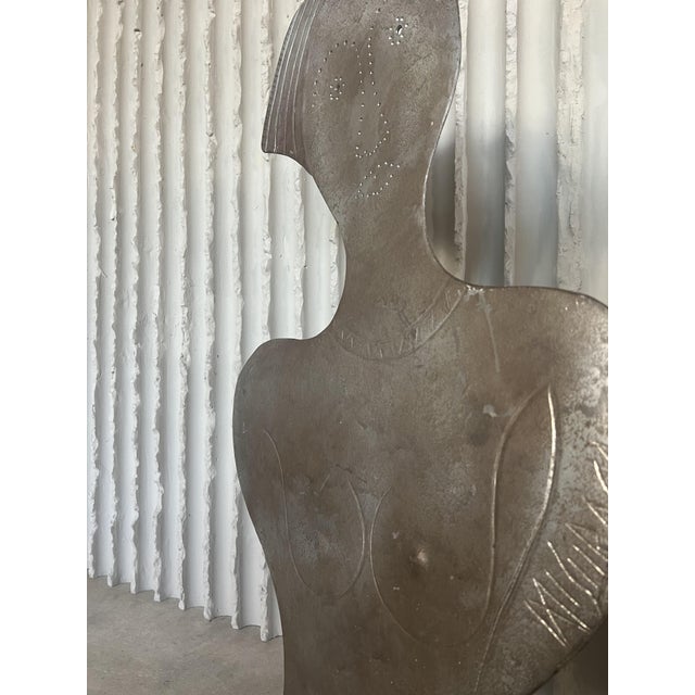 Antonio Misuraca, Large Sculpture, 1980s, Metal For Sale - Image 4 of 8