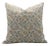 Block Printed Pillow Cover - Thick Linen 24x24 Inch - Neera Bel For Sale