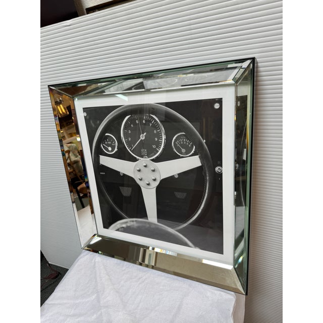 Mid-Century Modern Brookpace Lascelles 1959 Porsche Steering Wheel, Framed For Sale - Image 3 of 12