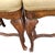 Brown Pair 18th Century Italian Walnut Chairs Original Finish Hand Carved For Sale - Image 8 of 18