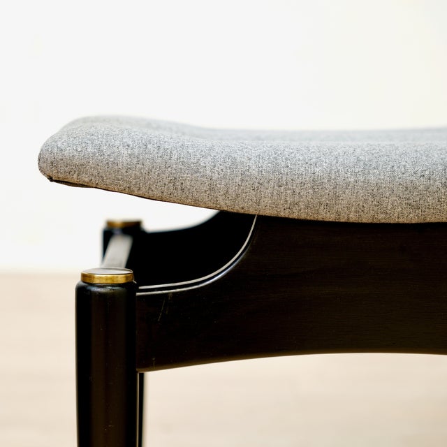 Gray 1960s Mid Century Librenza Vanity Stool by G Plan, Attributed For Sale - Image 8 of 10