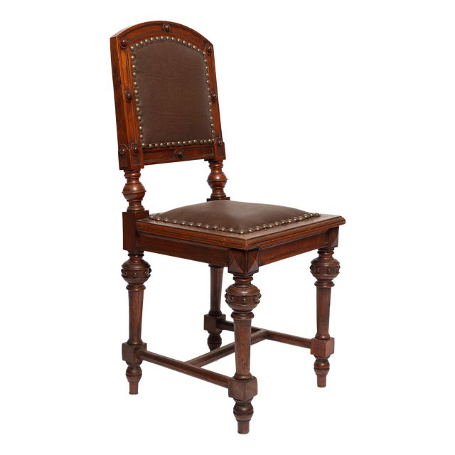 Wilhelminian-Era Chair with Elaborate Carvings and Applications, 1890 For Sale