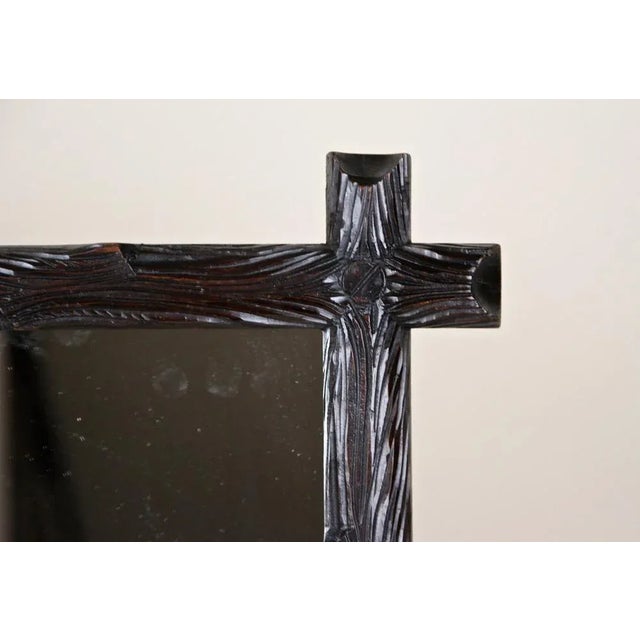 Black Forest Hand-Carved Wall Mirror, Austria, 1880s For Sale - Image 5 of 15