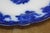 Blue 5 Pc Antique New Wharf Pottery Waldorf Flow Blue Porcelain Dinnerware Bowl Plate For Sale - Image 8 of 17