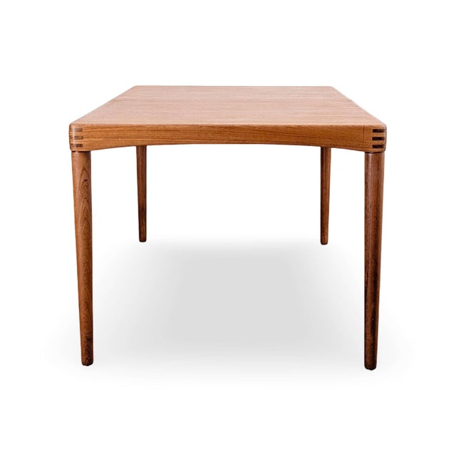 Mid-Century Extendable Dining Table in Teak by H.W. Klein for Bramin For Sale - Image 6 of 14