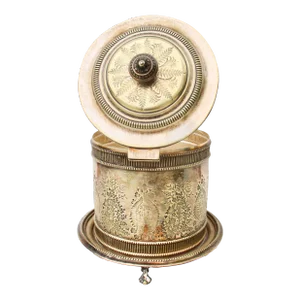 Silver Plate Biscuit Box Circa 1880s'