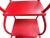 Vintage Chinoiserie Red Metal Pagoda Etagere For Sale In Chicago - Image 6 of 8