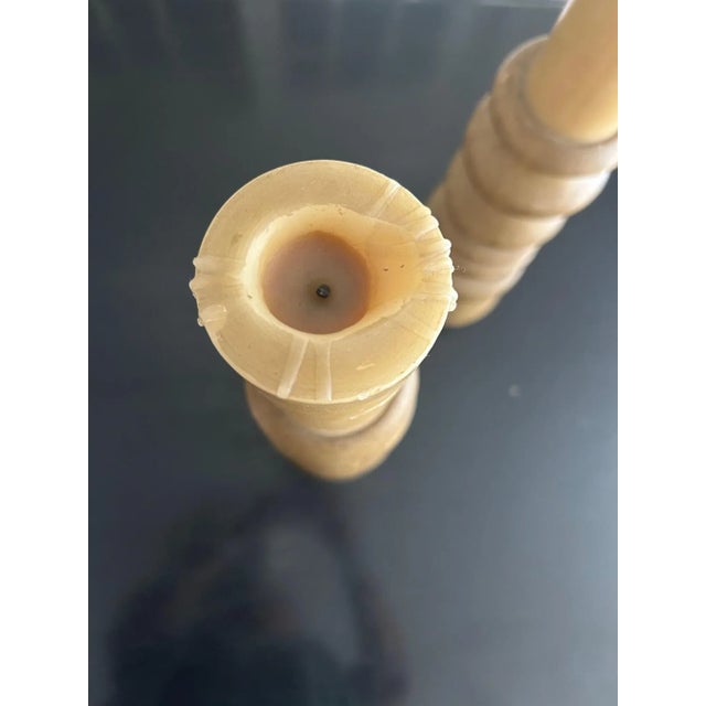 Ceramic Large Brutalist Candleholders, 1970s, Set of 2 For Sale - Image 7 of 9