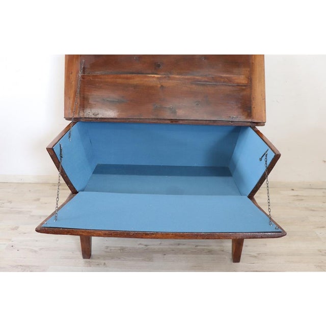 Wood Antique Cabinet in Walnut Wood, 1800s For Sale - Image 7 of 16