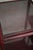 Maroon Lacquered Arched Bookcase, 1980s For Sale - Image 8 of 14