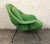 Mid 20th Century Green Womb Chair and Ottoman Attributed to Knoll For Sale In New York - Image 6 of 17