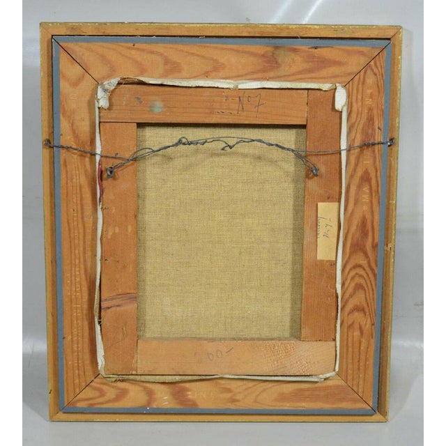 Contemporary 1960s Vintage Jean Cologero "Fille Avec Les Poupée" Painting For Sale - Image 3 of 4