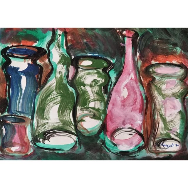 Jordi Maragall Mira, Composition, 1994, Watercolor on Paper For Sale - Image 4 of 4