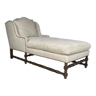 Jacobean Style Chaise For Sale