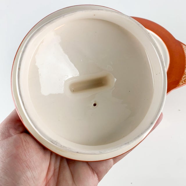 Vintage Art Deco Pottery Clarice Cliff Mma 1993 Autumn Trees Teapot Hand Painted For Sale - Image 10 of 12