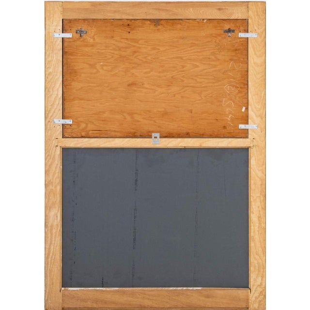 Wood Louis XVI Style Painted & Giltwood Boiserie Mirror For Sale - Image 7 of 7