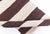 Doris Leslie Blau Vintage Striped Ivory And Charcoal Hand-Knotted Wool Runner For Sale - Image 4 of 7