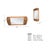 Brown Antique Set Mirror and Two Drawer Dresser 19th Century For Sale - Image 8 of 11