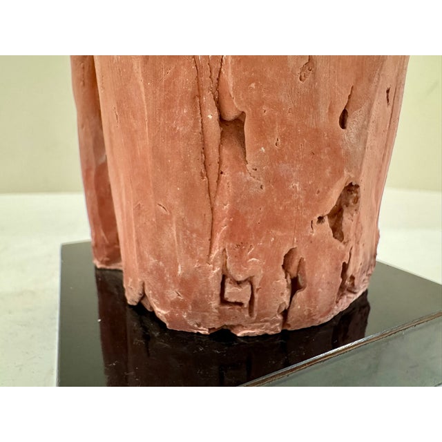 Ceramic Larry Mohr Terracotta Mother and Child Figural Sculpture Signed From Artist Estate For Sale - Image 7 of 8