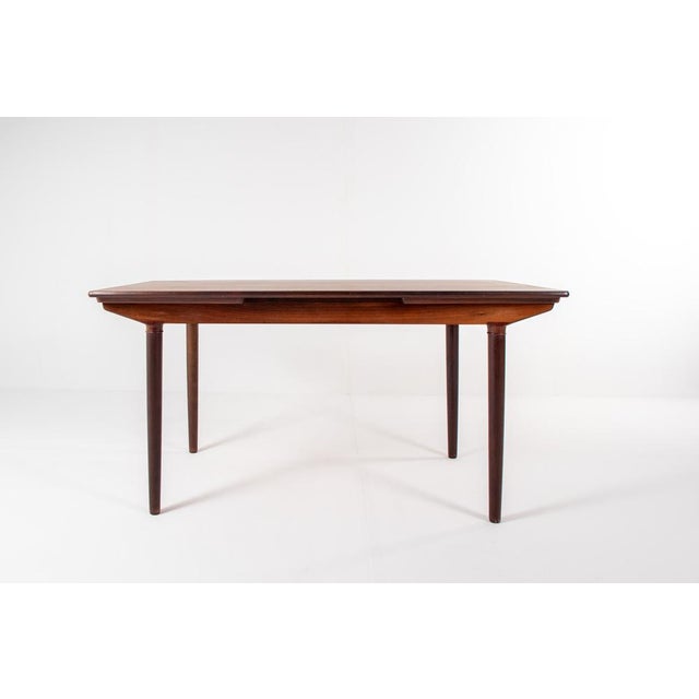 Mid-Century Danish Rosewood Extendable Dining Table by Harry Østergaard, 1960s For Sale - Image 6 of 16