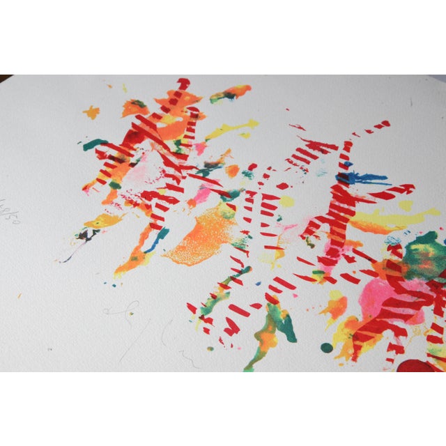 Eleven-color silkscreen, edition of 50 copies, signed and numbered by the artist 48-50. Produced by Alighiero Boetti....