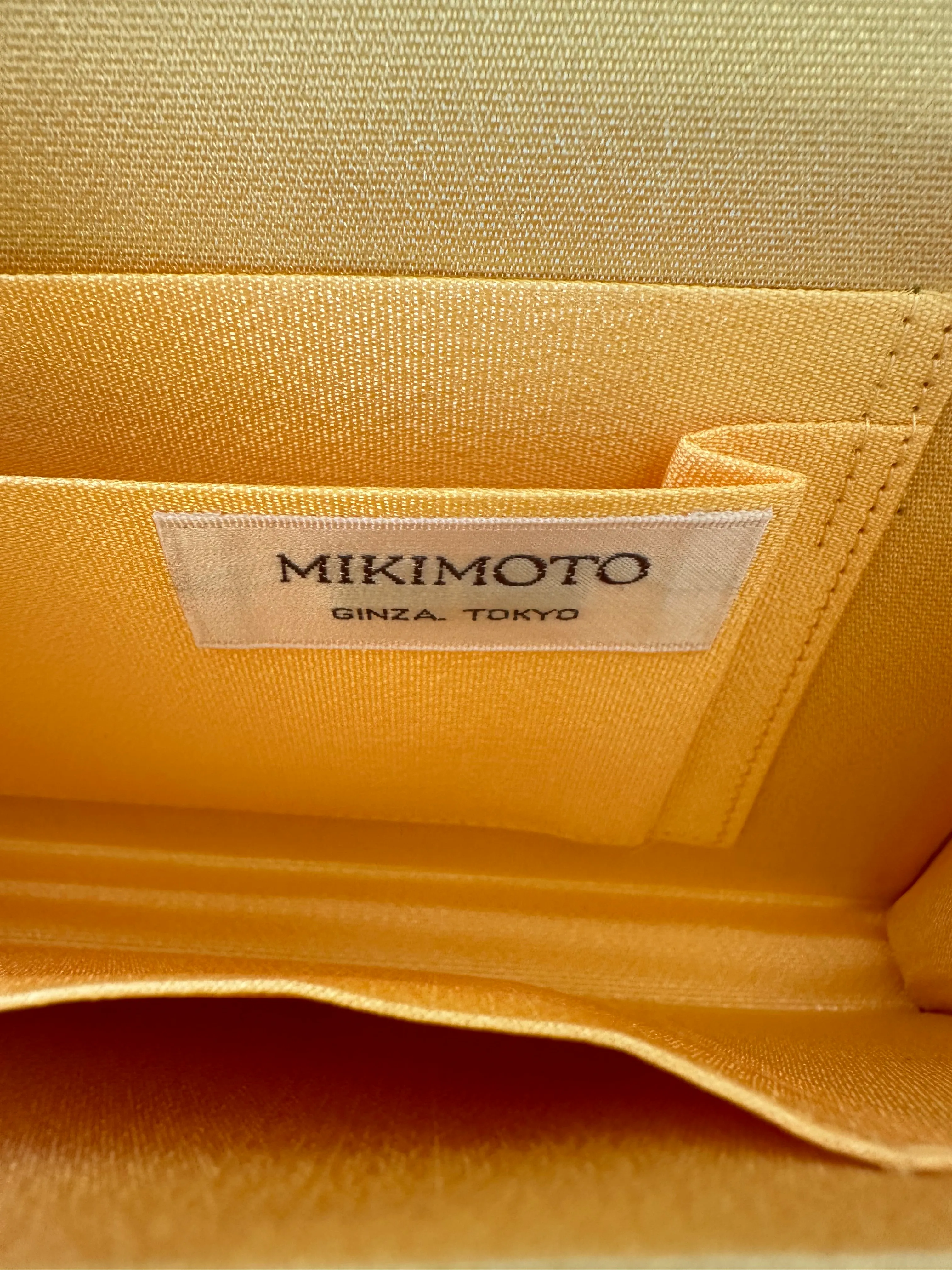 Late 20th Century Mikimoto Japanese Kimono Brocade 18k Gold Plate