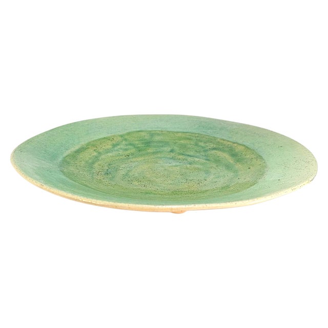 Erwin Winterhalder 1948 Cupertino California Footed Ceramic Centerpiece For Sale - Image 4 of 7