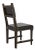 Not Yet Made - Made To Order NOIR Kerouac Dining Chair with Leather, Distressed Brown For Sale - Image 5 of 5
