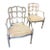 Pair of Hand Painted French Style Armchairs For Sale