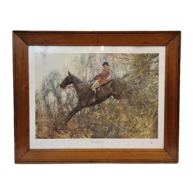 Alfred James Munnings, The Huntsman, Ned on the Brown Mare, 1910s, Etching, Framed For Sale - Image 16 of 16