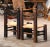 Pair Early 20th Century French Walnut Rush Chairs Attributed to Dudouyt For Sale - Image 9 of 10