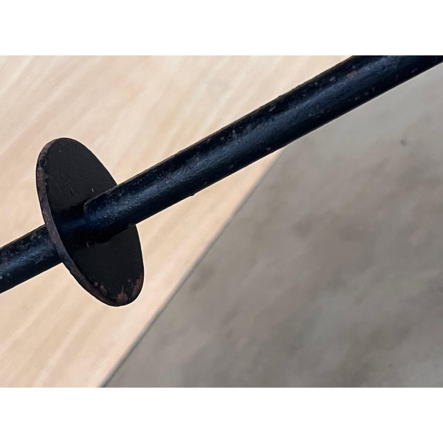 20th Dining or Console Table of Walnut with Lyre Legs and Heavy Top, Spain For Sale - Image 14 of 18